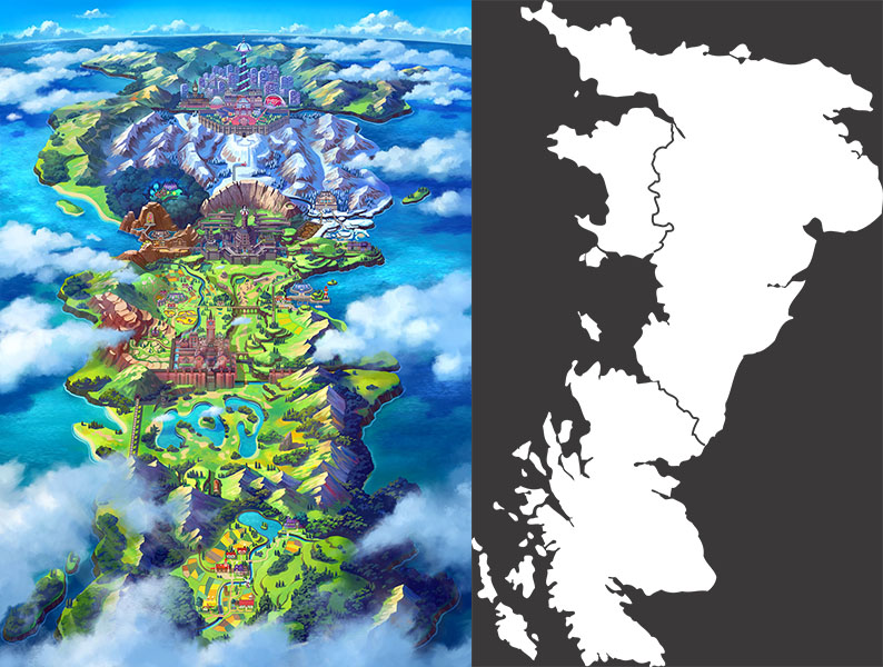 Pokémon Épée et Bouclier : analyse de la région de Galar Pokémon Épée et Bouclier : analyse de la région de Galar