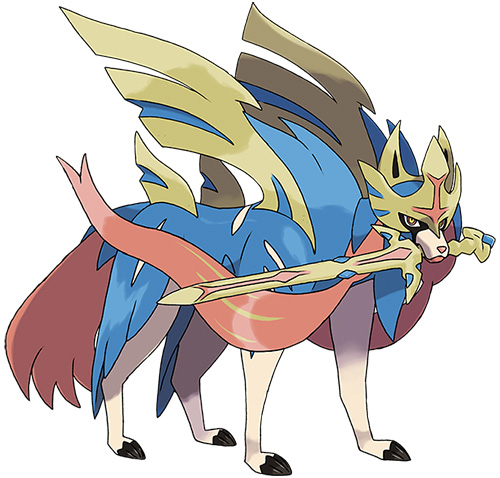 Pokémon Légendaire Zacian Pokémon Épée et Pokémon Bouclier