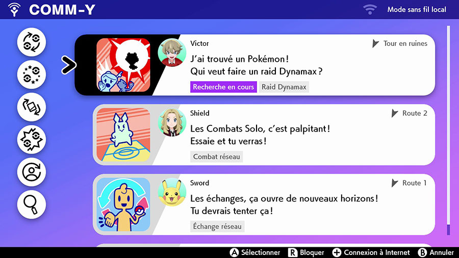 Comm-Y Pokémon Épée et Bouclier