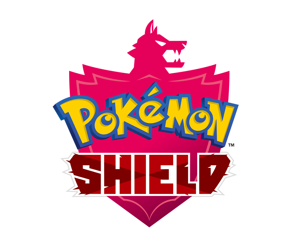 Logo Pokémon Bouclier en anglais