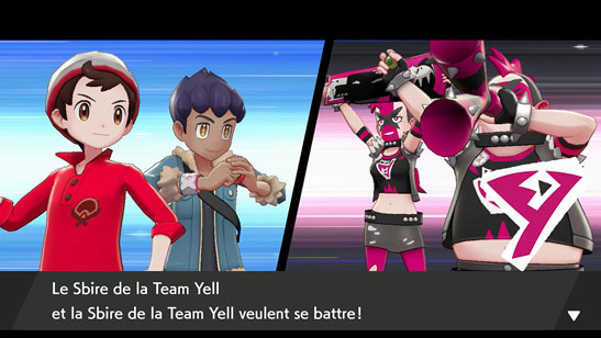 Team Yell Pokémon Épée et Bouclier