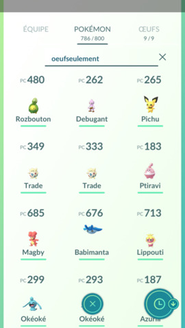 Screenshot Pokémon Go