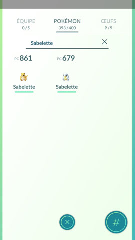 Screenshot Pokémon Go