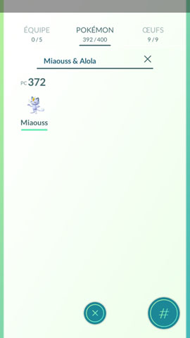 Screenshot Pokémon Go