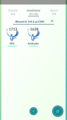 Screenshot Pokémon Go