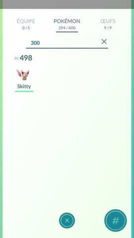 Screenshot Pokémon Go
