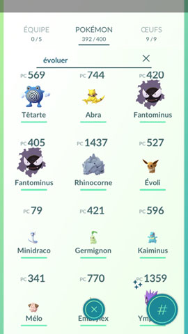 Screenshot Pokémon Go