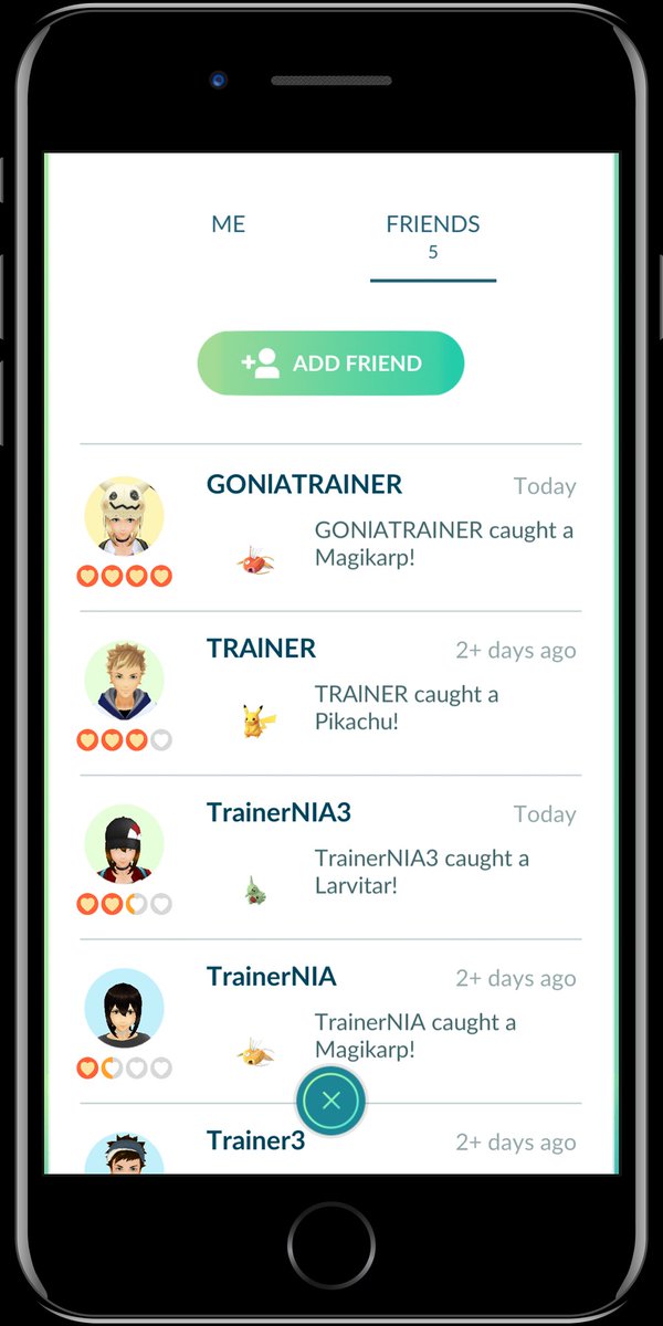 Mise à jour Pokémon Go : amis, cadeaux et échanges au programme