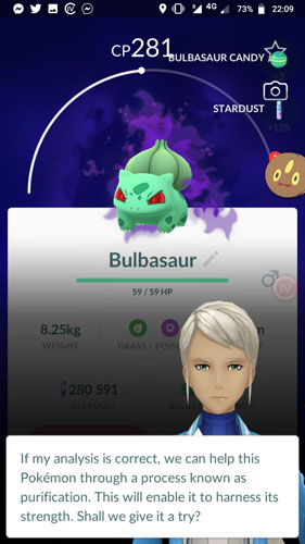 Pokémon GO : Invasion de la Team Rocket et Pokémon Obscurs / Purifiés disponibles