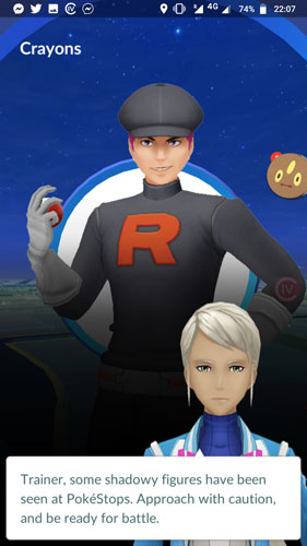 Pokémon GO : Invasion de la Team Rocket et Pokémon Obscurs / Purifiés disponibles