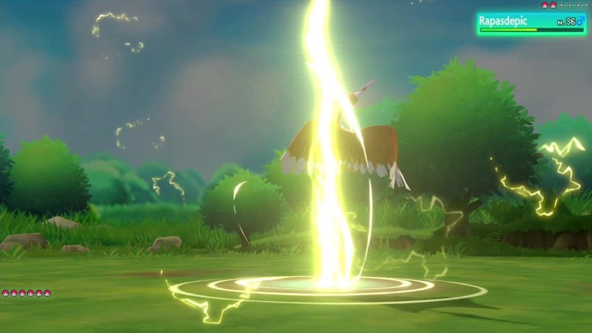 Capacité Spéciale Pika-Splash Pikachu Pokémon Let's Go Pikachu et Évoli