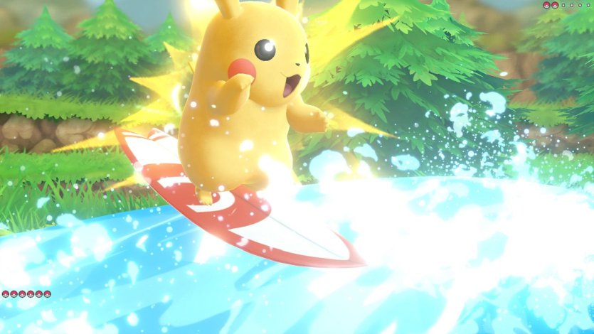 Capacité Spéciale Pika-Splash Pikachu Pokémon Let's Go Pikachu et Évoli