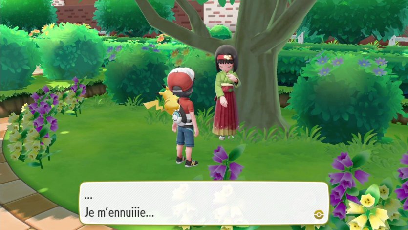 Érika Championne d'Arène de Céladopole Pokémon Let's Go Pikachu et Évoli