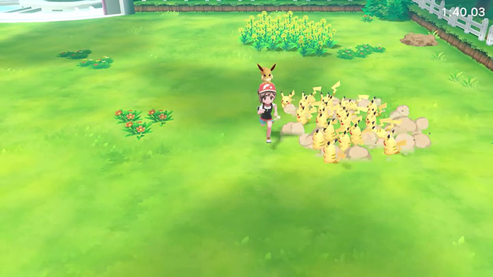 Pokémon Let's Go Pikachu et Évoli - Mini-jeu Complexe Go Park