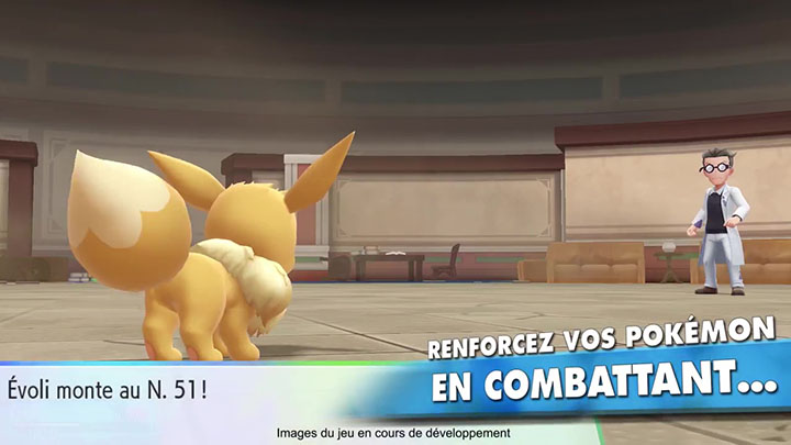 Pokémon Let's Go Pikachu et Évoli - Montée de niveau