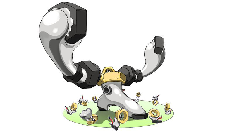 Melmetal Pokémon Let's Go Pikachu et Évoli