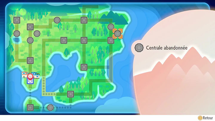 Centrale abandonnée Pokémon Let's Go Pikachu et Évoli