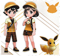 Tenue Évoli Pokémon Let's Go Pikachu et Let's Go Évoli