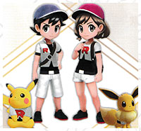 Tenue J&J Pokémon Let's Go Pikachu et Let's Go Évoli