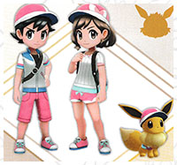 Tenue Nymphali Pokémon Let's Go Pikachu et Let's Go Évoli