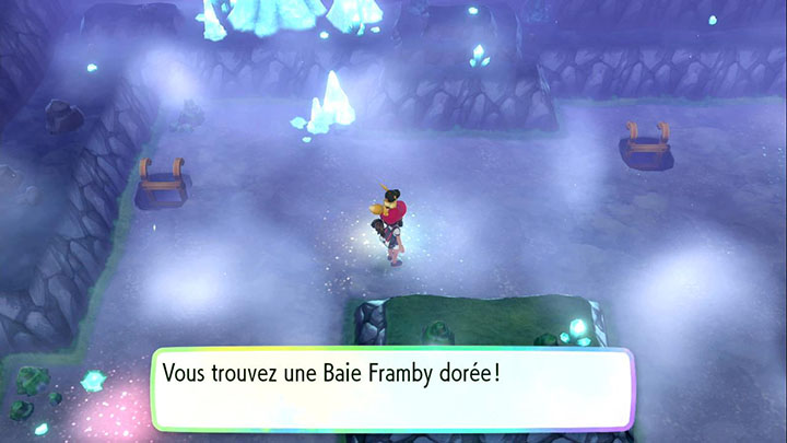 Objets dans la Caverne Azurée - Pokémon Let's Go Pikachu et Évoli