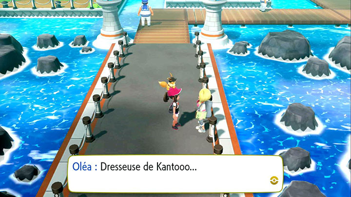 Oléa la Dresseuse - Carmin sur Mer - Pokémon Let's Go Pikachu et Let's Go Évoli