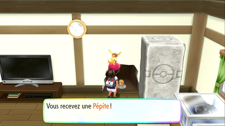 Pépite à Parmanie - Pokémon Let's Go Pikachu et Évoli