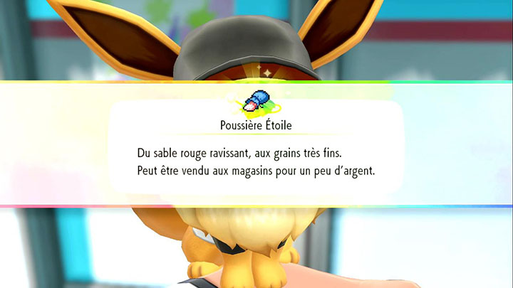 Objets trouvés par votre starter Pokémon Let's Go Pikachu et Let's Go Évoli