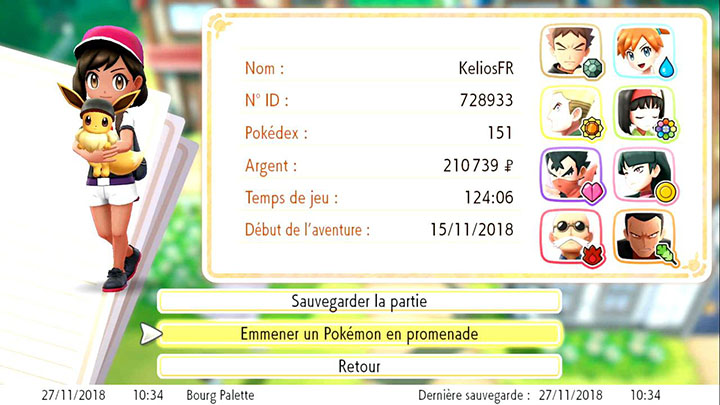 Liste des récompenses via la Poké Ball Plus Pokémon Let's Go Pikachu et Let's Go Évoli