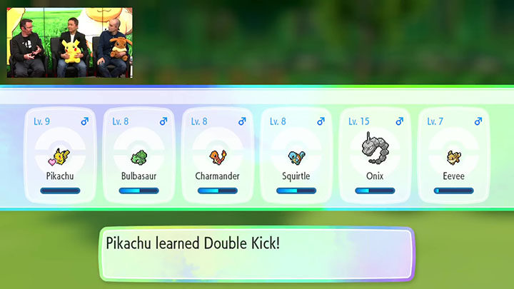 Starter Pikachu sur Pokémon Let's Go Pikachu et Évoli Starter Pikachu Pokémon Let's Go Pikachu et Évoli