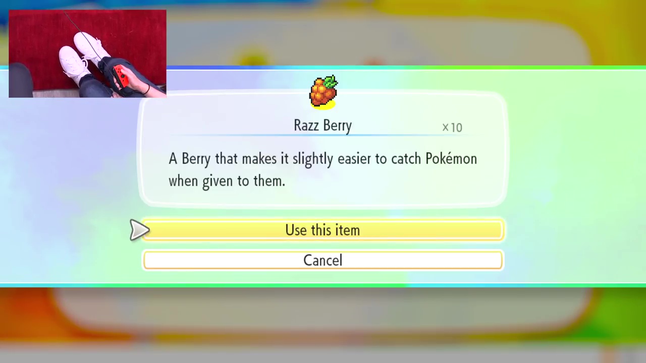 Baie Framby sur Pokémon Let's Go Pikachu et Évoli Baie Framby sur Pokémon Let's Go Pikachu et Évoli