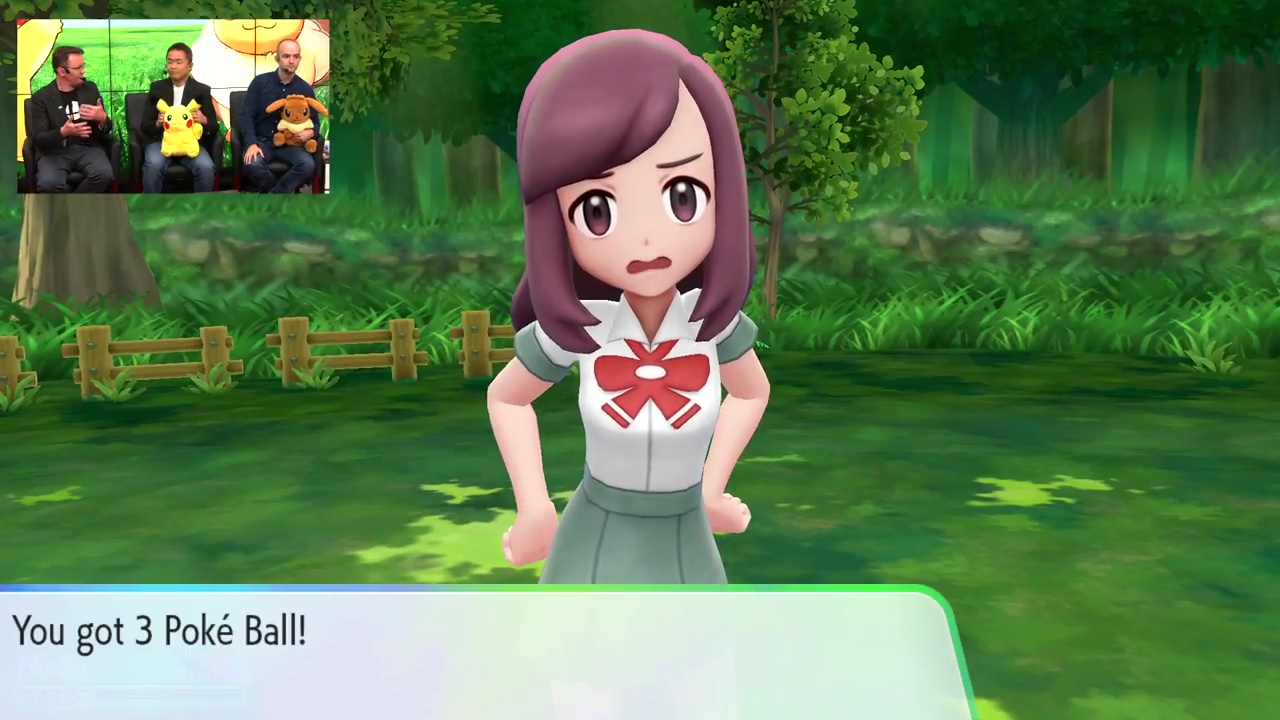 Dresseur sur Pokémon Let's Go Pikachu et Évoli Dresseur sur Pokémon Let's Go Pikachu et Évoli