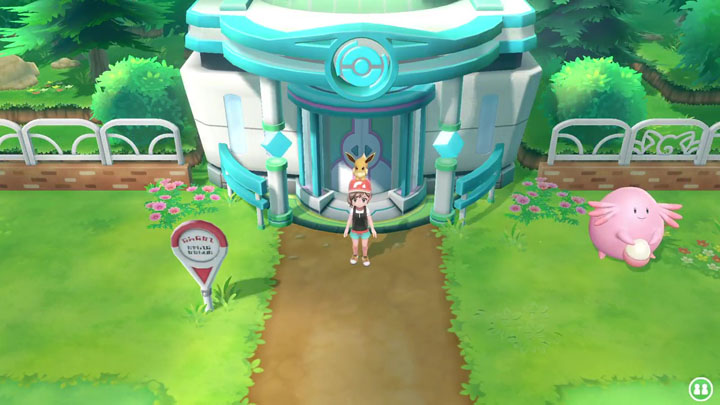 Go Park sur Pokémon Let's Go Pikachu et Évoli Go Park sur Pokémon Let's Go Pikachu et Évoli