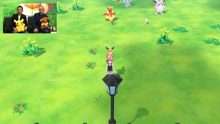Go Park sur Pokémon Let's Go Pikachu et Évoli Go Park sur Pokémon Let's Go Pikachu et Évoli