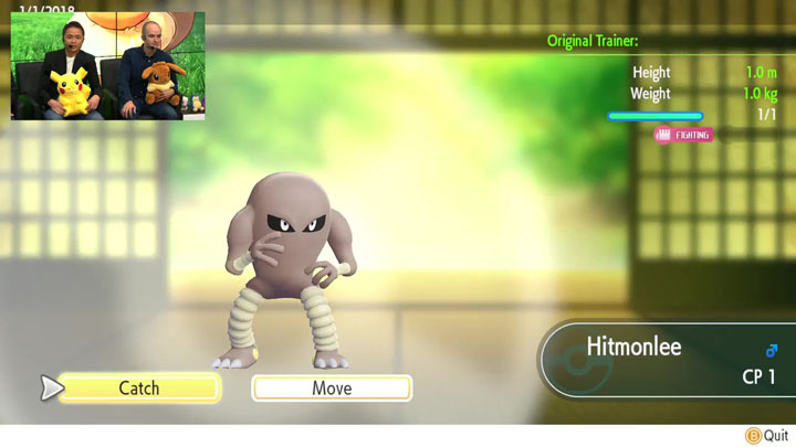 Go Park sur Pokémon Let's Go Pikachu et Évoli Go Park sur Pokémon Let's Go Pikachu et Évoli