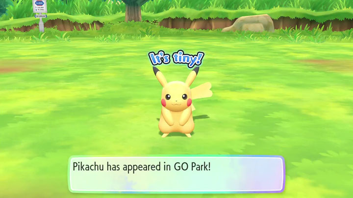 Go Park sur Pokémon Let's Go Pikachu et Évoli