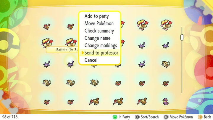 Bonbons sur Pokémon Let's Go Pikachu et Évoli