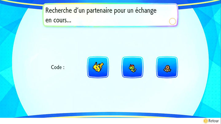 Échanges en ligne sur Pokémon Let's Go Pikachu et Let's Go Évoli