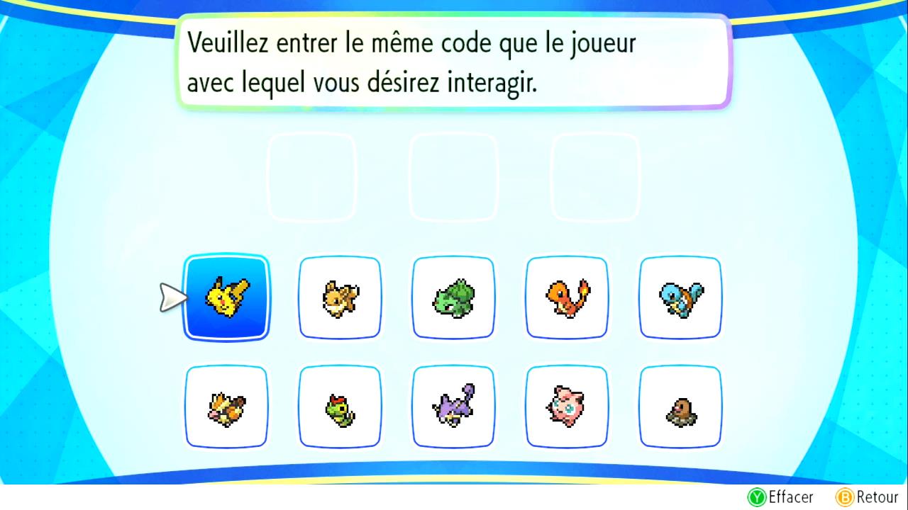 Échanges en ligne sur Pokémon Let's Go Pikachu et Let's Go Évoli