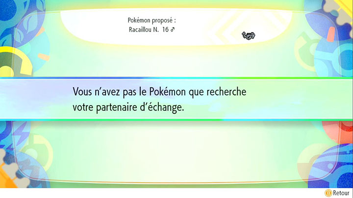 Échange interne à Carmin sur Mer - Racaillou d'Alola - Pokémon Let's Go Pikachu et Pokémon Let's Go Évoli