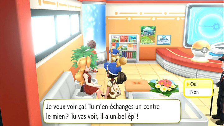 Échange interne à Lavanville - Taupiqueur d'Alola - Pokémon Let's Go Pikachu et Pokémon Let's Go Évoli