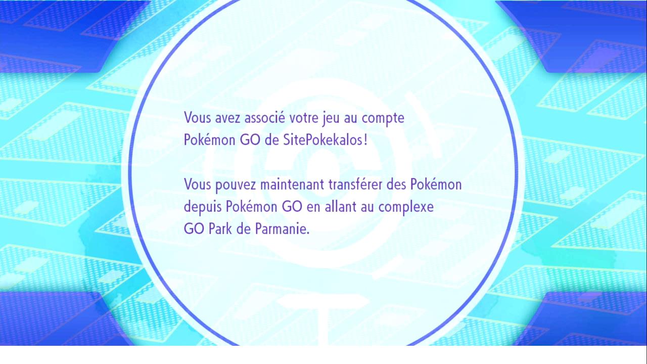 Associer son compte Pokémon GO à Pokémon Let's Go Pikachu et Let's Go Évoli