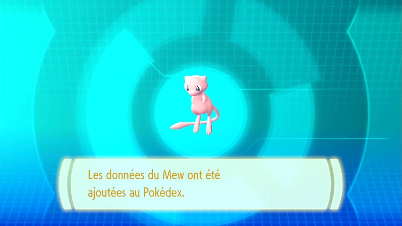 Obtenir Mew Pokémon Let's Go Pikachu et Évoli