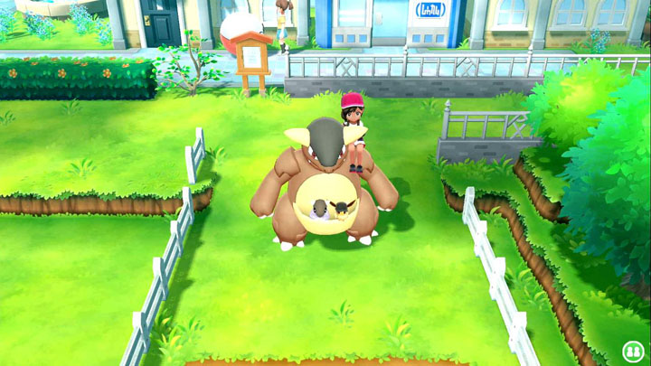 Monture Kangourex Pokémon Let's Go Pikachu et Évoli