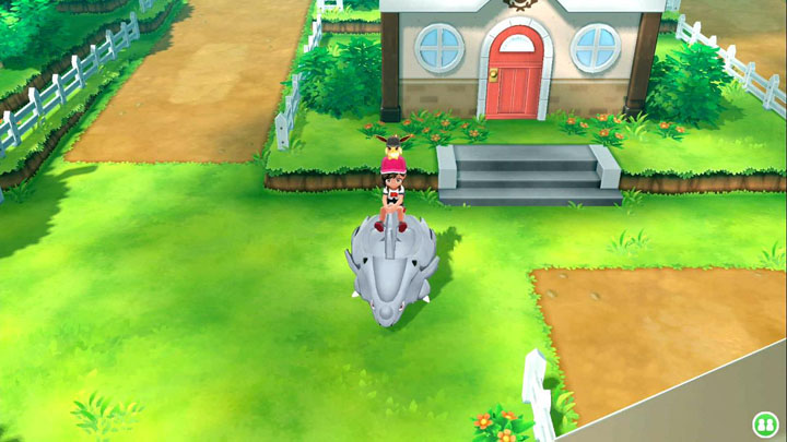 Monture Rhinocorne Pokémon Let's Go Pikachu et Évoli