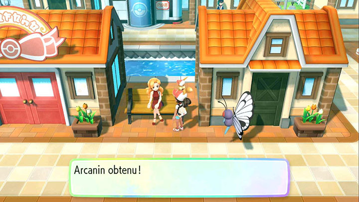 Arcanin - Pokémon offert à Carmin sur Mer - Pokémon Let's Go Pikachu et Pokémon Let's Go Évoli