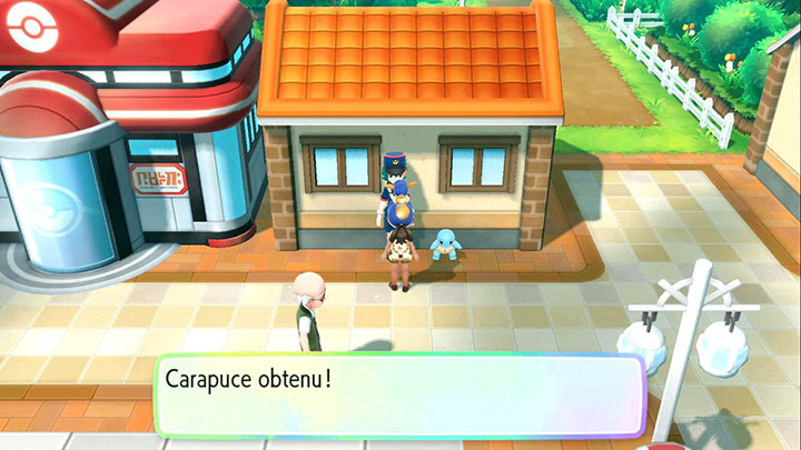 Carapuce - Pokémon offert à Carmin sur Mer - Pokémon Let's Go Pikachu et Pokémon Let's Go Évoli