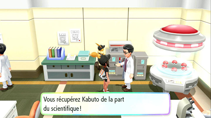 Kabuto - Pokémon offert à Cramois'Île - Pokémon Let's Go Pikachu et Pokémon Let's Go Évoli