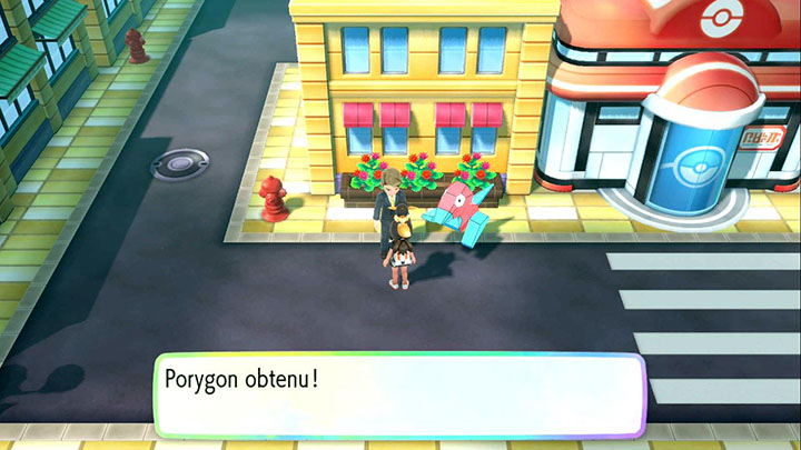 Porygon - Pokémon offert à Safrania - Pokémon Let's Go Pikachu et Pokémon Let's Go Évoli