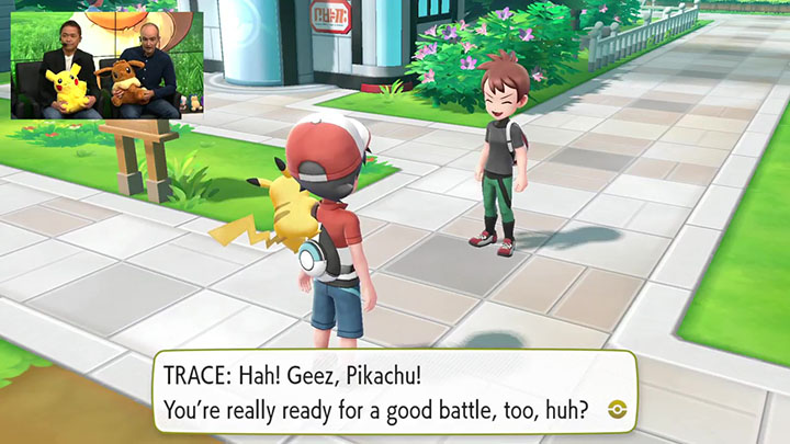 Trace le rival sur Pokémon Let's Go Pikachu et Évoli